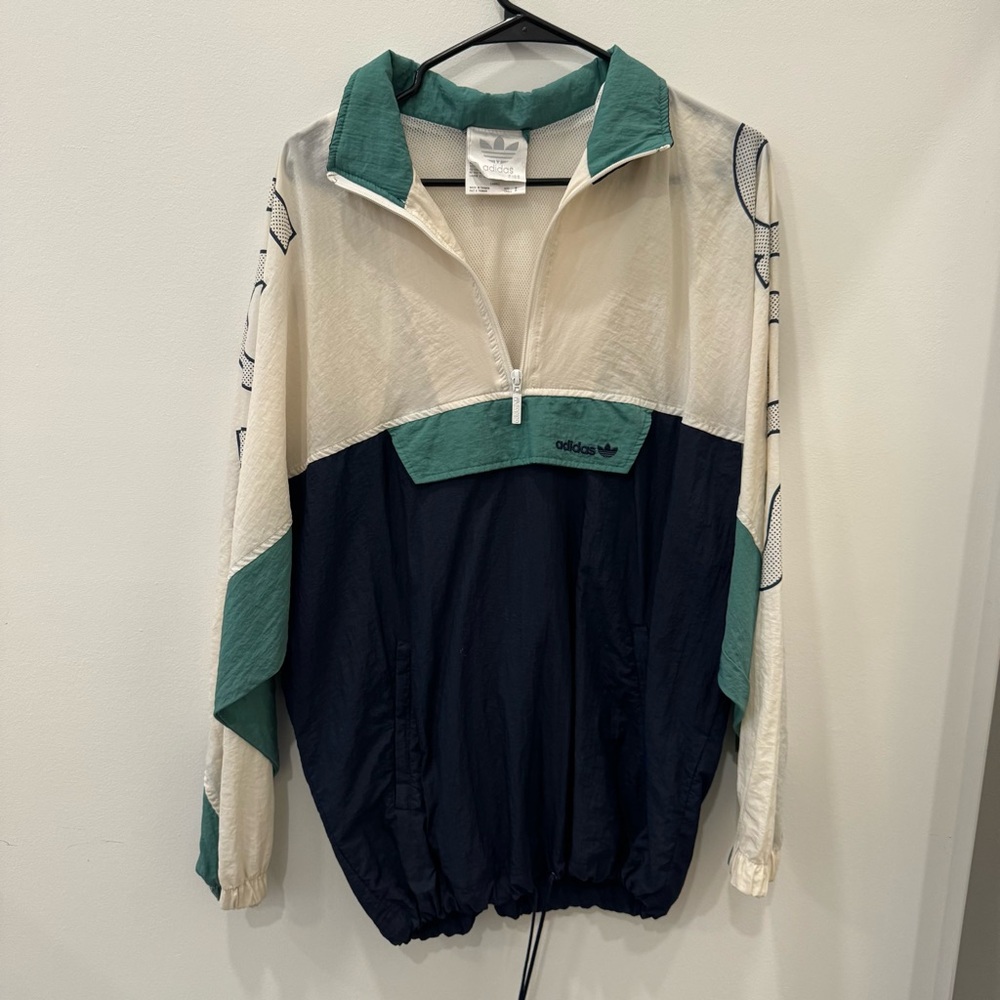 Vintage 90s Adidas Trefoil Windbreaker